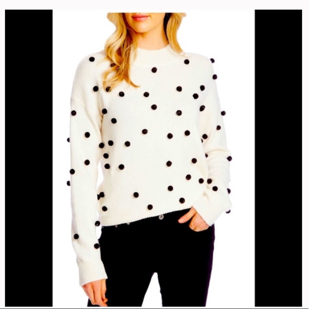 Mockneck pompom sweater from Nordstrom last year, used good condition